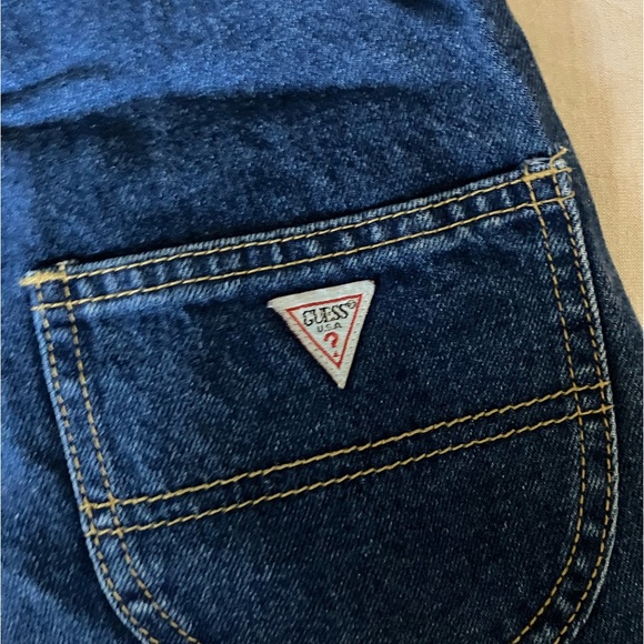 Guess Dark Jean Overalls Size 4Y - Picture 3 of 5